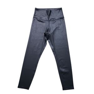 Marika active Leggings Womens Small Black Animal Print High Rise Outdoor